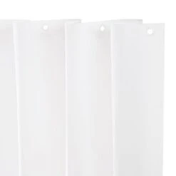 Lightweight PEVA Shower Curtain Liner, 70" W X 72" H, White
