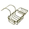 Clawfoot Tub Rim Soap And Sponge Holder, Antique Brass