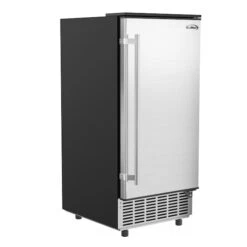 Stainless-Steel Built-In Ice Maker Machine With Large 25 Lb Cube Storage Basket, Full Cube Production -Zoro Tools Shop Koolmore20Supply20Inc 238157xx12a217