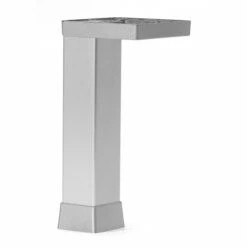 Adjustable Furniture Leg, 4 23/32 In (120 Mm), Aluminum