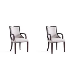 Traditional Dining Armchair For Dining Room Use, PK 2