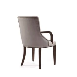 Shubert Faux Leather And Velvet Dining Armchair In Light Grey - Set Of 2 -Zoro Tools Shop Manhattan20Comfort 2xxDC055ARxxLGxxGxx6476bd