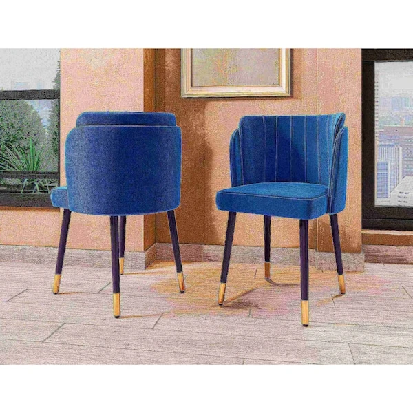 Zephyr Dining Chair In Royal Blue 2 Zephyr Dining Chair In Royal Blue - Image 2