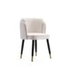 Zephyr Dining Chair In Cream