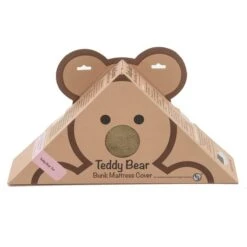 COVER ONLY; TEDDY BEAR BUNK MATT, TAN 4X28X74