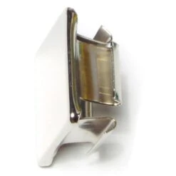 1" Zinc Plated Steel Square Furniture Spring Caps 10PK