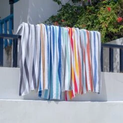 Towels - Grey/Blue , 4PK
