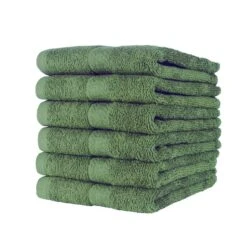 True Color Hunter Green Hand Towels , 12PK