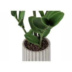 Monarch Specialties Artificial Plant, 20" Tall, Zz, Indoor, Faux, Fake, Table, Greenery, Potted, Real Touch, Decorative -Zoro Tools Shop Monarch20Specialities Ixx9500xxalt2xx73fb14