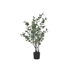 Monarch Specialties Artificial Plant, 35" Tall, Eucalyptus Tree, Indoor, Faux, Fake, Floor, Greenery, Potted, Decorative