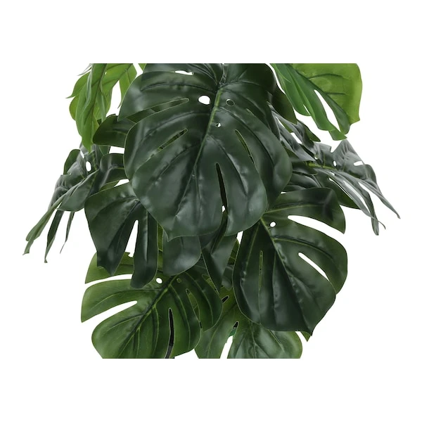 Monarch Specialties Artificial Plant, 24" Tall, Monstera, Indoor, Faux, Fake, Table, Greenery, Potted, Real Touch 4 Monarch Specialties Artificial Plant, 24" Tall, Monstera, Indoor, Faux, Fake, Table, Greenery, Potted, Real Touch - Image 4