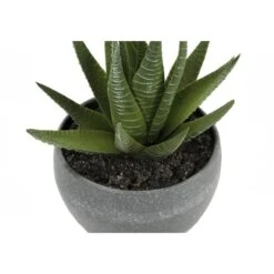Monarch Specialties Artificial Plant, 6" Tall, Succulent, Indoor, Faux, Fake, Table, Greenery, Potted, Set Of 3 -Zoro Tools Shop Monarch20Specialities Ixx9587xxalt2xx706693