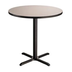 NPS Café Table, 36" Round, "X" Base, 36" Height