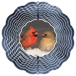 16" Cardinals Wind Spinner