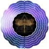 36" Golden Dragonfly Wind Spinner