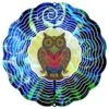 36" Wise Old Owl Wind Spinner