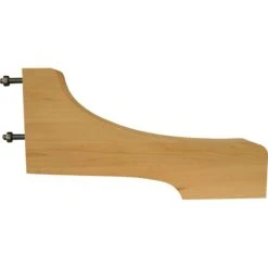 6 7/8 X 12 1/4 X 3 Mission Pedestal Foot In Red Oak