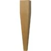 21 X 3 1/2 Four Sided Taper End Table Leg In Soft Maple