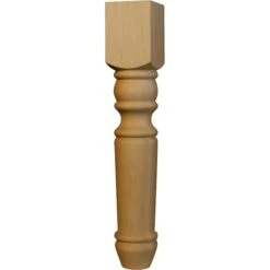 18 X 3 Portsmouth Coffee Table Leg In Knotty Pine