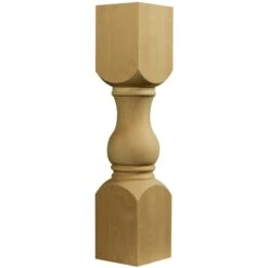 18 X 4 Shanty To Chic Coffee Table Leg In Hickory