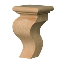 5 X 3 Cabriole Foot In Knotty Pine