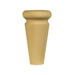 4 X 2 1/4 Dresser Foot In Mahogany