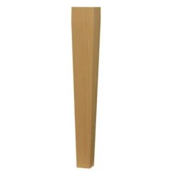 12 X 1 3/4 Four Sided Taper Chair Leg In Soft Maple