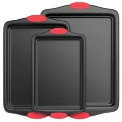3-Piece Steel Non-Stick Bakeware Set