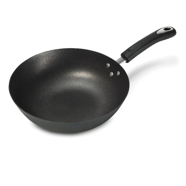 Carbon Steel Wok With Handle 11-In. 1 Carbon Steel Wok With Handle 11-In.