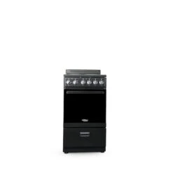 20" 4-Burner Electric Stove In Black