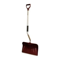 Lite-Wate Snow Shovel And Pusher, 20 In W Blade, Polyethylene Blade, Aluminum Handle, D-Shaped Handle