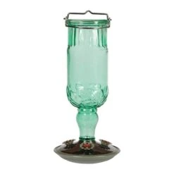 Feeder Hb Grn Glass 24Oz