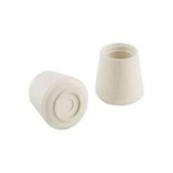 Tip Furniture Leg 1/2In White