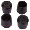 Leg Tip Rubber 1 Inch Black