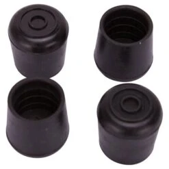 Leg Tip Rubber 1 Inch Black