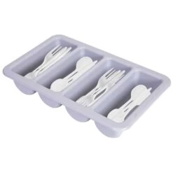 4-Compartment Commercial Cutlery Holder