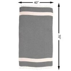 100% Cotton Turkish Hand Towels And Bath Towels, Diamond Peshtemal, Beige, PK 2 -Zoro Tools Shop Quickway20Imports20Inc 815678xxf3cbc2