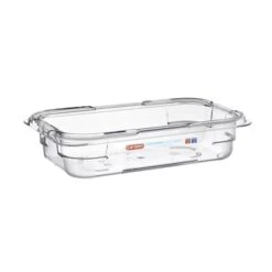 FOOD PAN PC GN1/4, 1.7qt TRANSPARENT, 10 3/8" X 6 3/8" X 2 1/2"