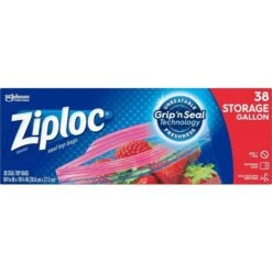 Bag, Ziploc, Ez Opn Tb, Gal, 38 9PK