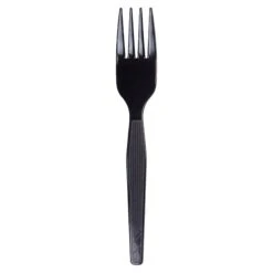 Dixie FORK, BLACK HVY/MED WEIGHT PK
