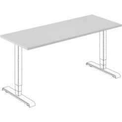 Tabletop, F/Width-adjustable Training Base, 60"x24", Gray -Zoro Tools Shop S.P.20Richards20Company a612983fb73b1d9b17fff84314b5582bxxf39b9a