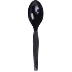Dixie Teaspoon, Black Hvy/Med Wt 1000PK