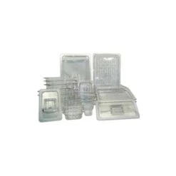 Food Pan, Half Size, 4"d Clear, Polycarbonate