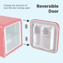 Husky Retro 1.5 Cu.Ft/43L Mini Fridge, Red 13 Husky Retro 1.5 Cu.Ft/43L Mini Fridge, Red -Zoro Tools Shop Scadlock20LLC20dba20Promounts20and20One20Smart20CE OSFR001xxRMxx5xxd37418