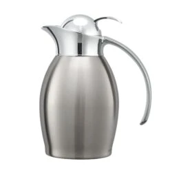 Push Button Carafe, Stainless Steel, 20oz., Brushed