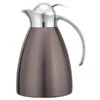 Marquette Series Push Button Stainless Vacuum Insulated Carafe, 33.8 Ounce, Dark Tungsten