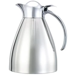 Marquette Series Flip Top Stainless Vacuum Insulated Carafe, 33.8 Ounce, Polished