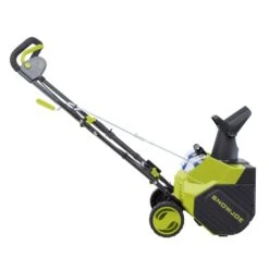 48-Volt 4-Ah Cordless Snow Blower 2x4.0Ah -Zoro Tools Shop Snow20Joe20LLC 24VxxX2xxSB18xxImage06xxGreen2xxacfb04