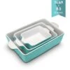 Ceramic Bakeware 3Pc Set