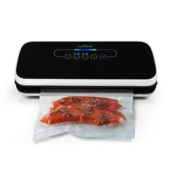 Vacuum Sealer With Wine Stopper Black